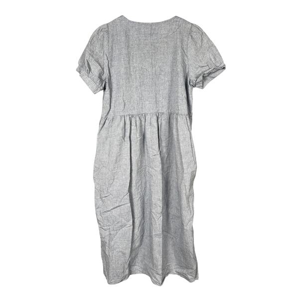 December Midi Dress *Dimensions In Picture*Cottage core Striped - Picture 2 of 5